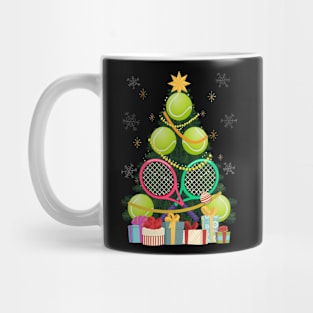 Tennis Christmas Tree Tennis Player Tennis Coach Mug